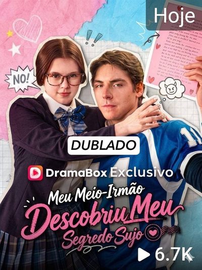 Meu Meio-irmão Descobriu Meu Segredo Sujo (dublado)